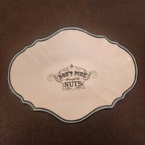 Grassland Road Ceramic Serving Dish in black and white